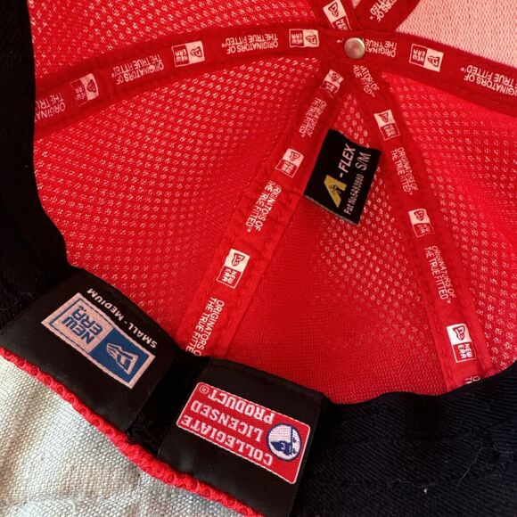 Red Iowa State Cyclones Embroidered Cap/elastic Size S-M New Era A-Flex … - Picture 3 of 4